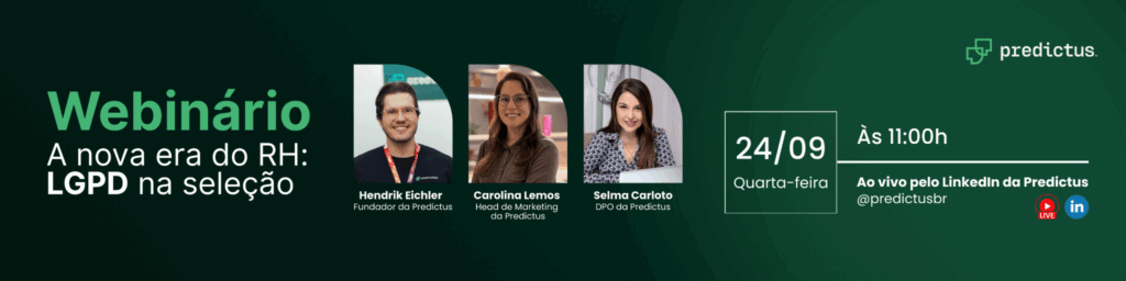 webinário gratuito: LGPD na seleção